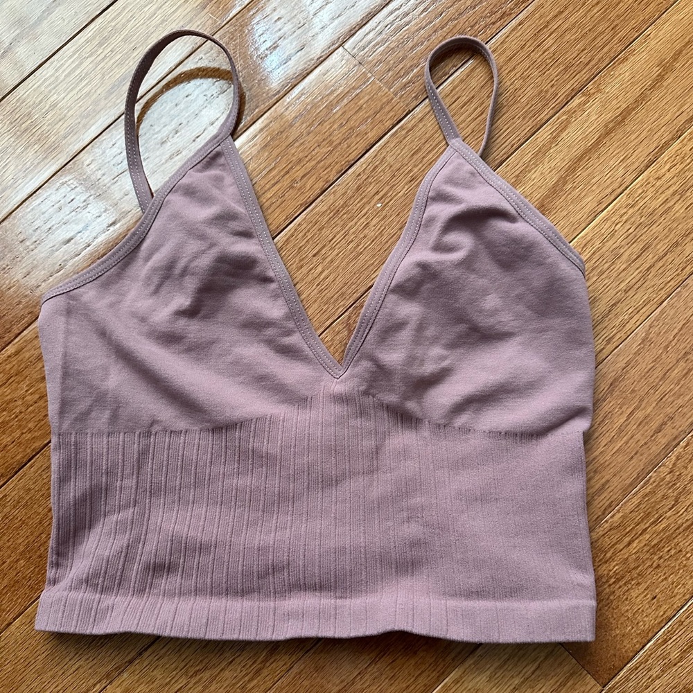 PLUNGE MAUVE TANK CAMI